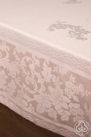 Raya Lüx Jakar Bambu Kumaş Pudra Masa Örtüsü 160x320 Cm 1103