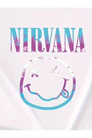 Nirvana Baskılı Unisex Tişört - İkonik Rock Tarzı