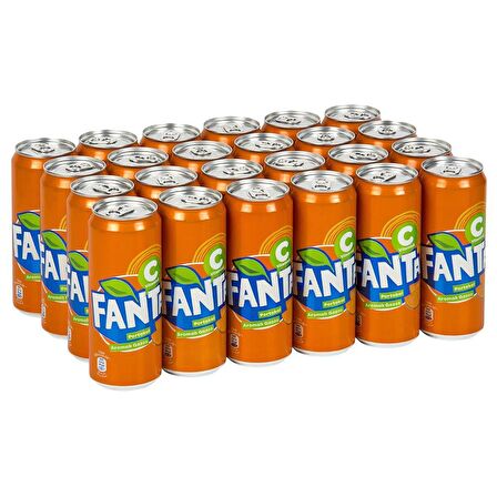 Fanta Portakal Aromalı Gazoz 330 Ml X 24 Adet