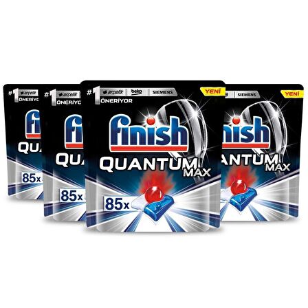 Finish Quantum 340 Yıkama Tablet Bulaşık Makinesi Deterjanı 4x85 Adet 