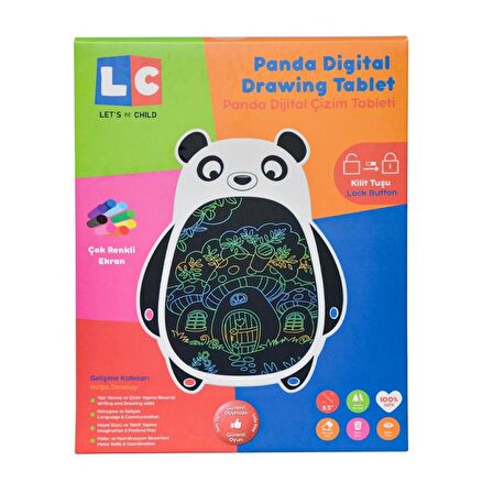 Nessiworld 30946 Let's be Child - 8,5'' Panda Dijital Çizim Tableti