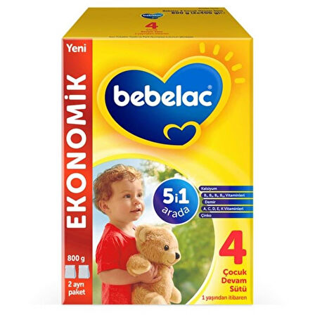 TWOX Bebelac Bebek Devam Sütü No4 800 Gr