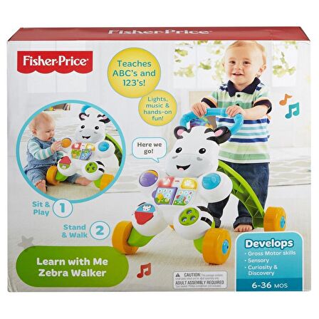 TWOX DLD80 Fisher-Price® Melodili Zebra Yürüteç