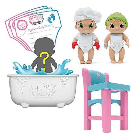 Çocuk Baby Secrets Sürpriz Figür ve Bebek Arabası Seti