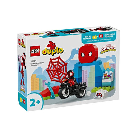  10424 Lego Duplo Spidey Spinin Motosiklet Macerası 24 parça +2 yaş