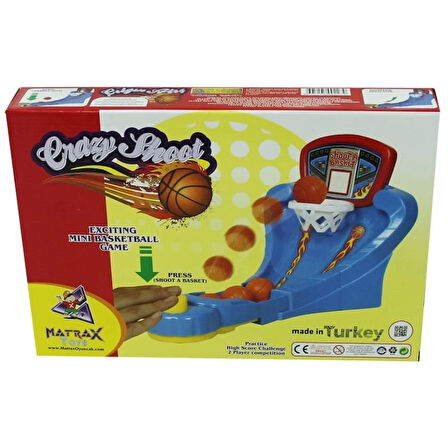 Çocuk Çılgın Atış Mini Basket Oyunu