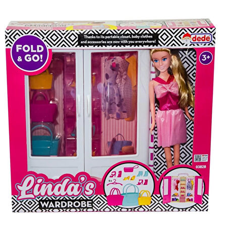 Çocuk 03828 Lindanın Bebekli Gardrobu - Fen Toys