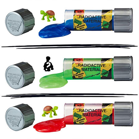 Çocuk Ninja Turtles Mutant Mutasyon Çamuru Sürpriz Paket TU807000