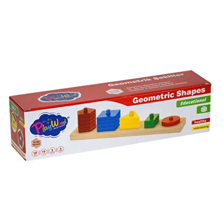 Çocuk Kutulu Ahşap Geometrik Şekiller
