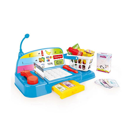 Çocuk 1805 Fisher Price Junior Yazar Kasa 27 parça -Dolu