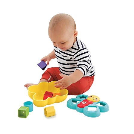 Çocuk CDC22 Fisher-Price® Şekil Eşleştirme Arkadaşı Kelebek / Sıralama ve Şekil Ayırma Oyuncakları