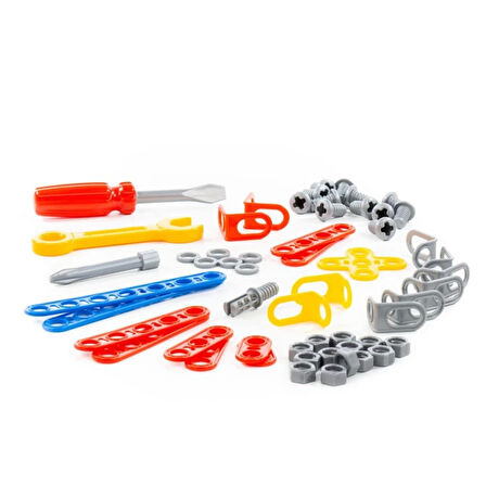 Çocuk 72962 Mucit 2'si 1 Arada İnşa Seti 57 Parça -Polesie