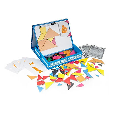 Çocuk 3445 DıyToy MANYETİK TABLET TANGRAM EĞİTİM SETİ