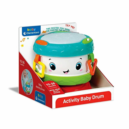 Çocuk 17409 Baby Clementoni - Aktiviteli Bebek Davulu