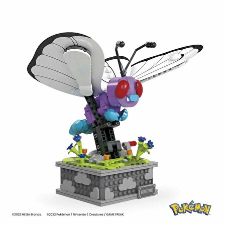 Çocuk HKT22 MEGA™ Pokémon™ Motion Butterfree 582 parça +12 yaş