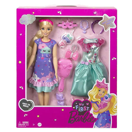 Çocuk HMM66 My First Barbie - İlk Barbie Bebeğim - Delüks Bebek