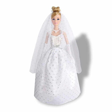 Gelinlikli Manken Bebek Alisha 29 cm Şık Kız Oyuncak