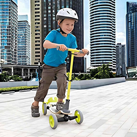 Çocuk Smoby S-Cruiser Ahşap 4 Tekerlekli Scooter 7600750700