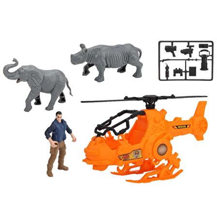 TWOX Nessiworld Wild Quest Safari Hayvan Kurtarma Oyun Seti