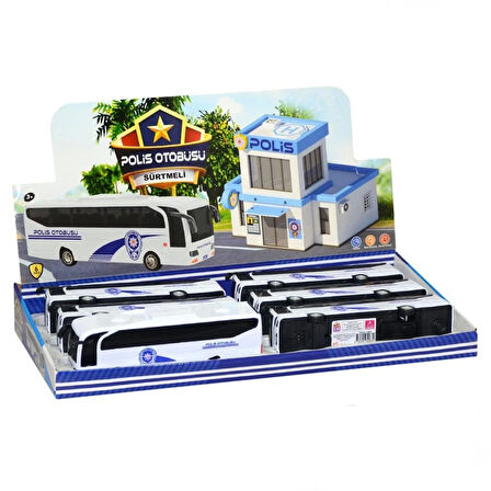 Çocuk Display Sürtmeli Polis Otobüsü