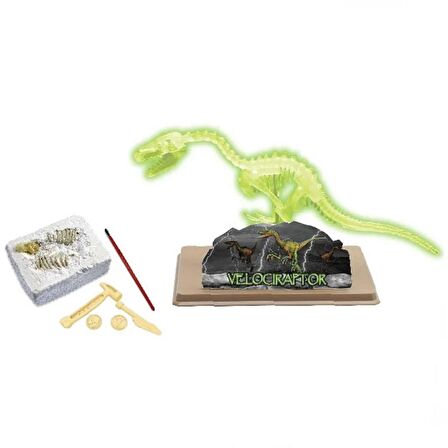 TWOX Nessiworld Dinozor Kazma Kiti Velociraptor İskeleti