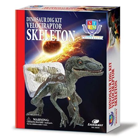 TWOX Nessiworld Dinozor Kazma Kiti Velociraptor İskeleti