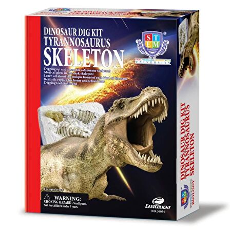 TWOX Nessiworld Dinozor Kazma Kiti Tyrannosaurus İskeleti