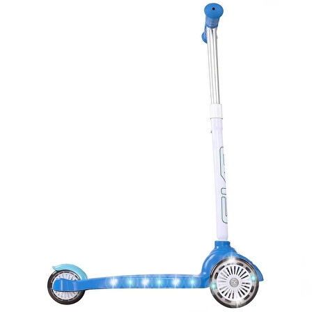 Çocuk Evo Işıklı Move N Groove Mavi Üç Tekerlekli Scooter