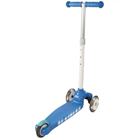 Çocuk Evo Işıklı Move N Groove Mavi Üç Tekerlekli Scooter