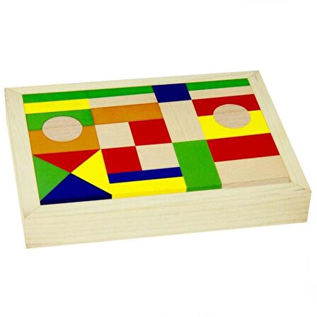 TWOX Nessiworld Playwood Eğitici Ahşap Bloklar 29 Parça