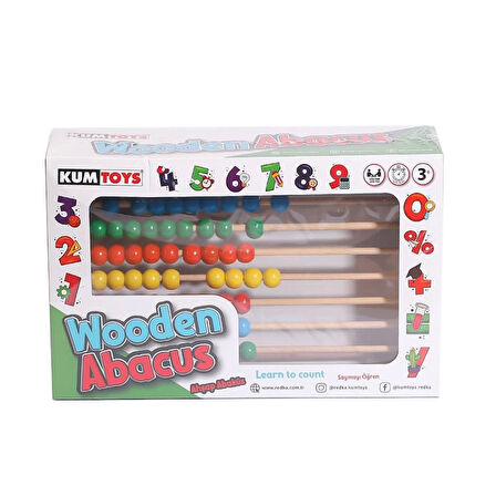 Çocuk KM5632 Ahşap Abaküs -Kumtoys