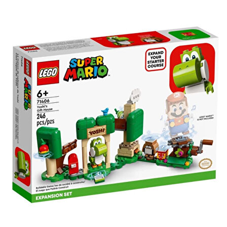 Çocuk 71406 ® Super Mario Yoshi'nin Hediye Evi Ek Macera Seti 246 parça +6 yaş