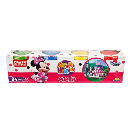  Minnie 4'lü Oyun Hamuru 560 gr