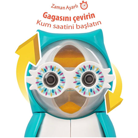 Hijyenik saklama kabı ve kum saati ile diş fırçalama alışkanlığı kazandıran pratik yardımcı ürün