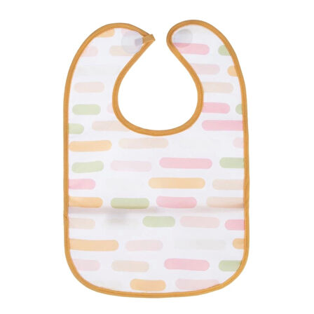 Pastel Renk Leke Tutmaz Önlük Gelişim Destekli Konforlu Yemek Aktivitesi İçin İdeal