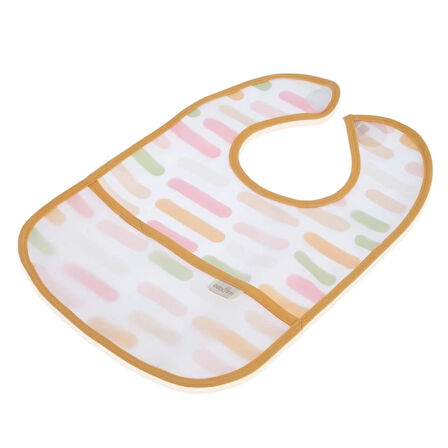 Pastel Renk Leke Tutmaz Önlük Gelişim Destekli Konforlu Yemek Aktivitesi İçin İdeal