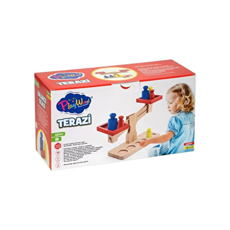 Eğitici Oyuncak  PlayWood Ahşap Kutulu Terazi 313