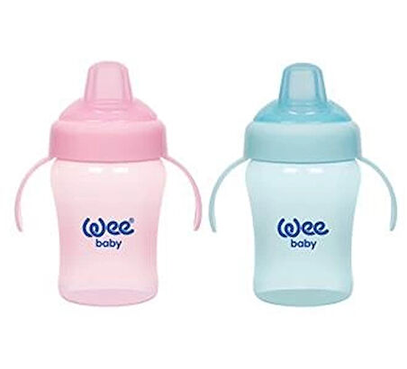 Eğitici Oyuncak  Wee Baby Colorful Akıtmaz Kulplu Antikolik Bardak 240 ml 775