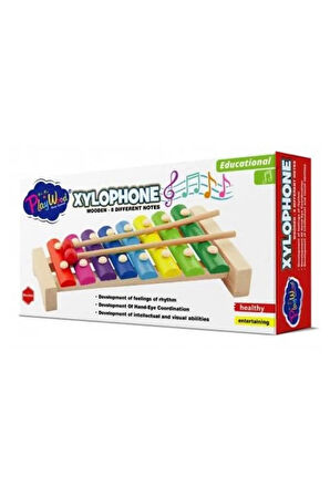 Çocuk PlayWood Ahşap 8 Farklı Notalı Ksilofon 405