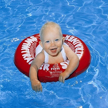 Çocuk Mycey Swimtrainer Yüzme Simidi (3-4 Yaş) Red