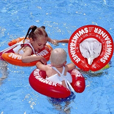 Çocuk Mycey Swimtrainer Yüzme Simidi (3-4 Yaş) Red