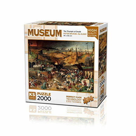 TWOX Nessiworld 22524 The Triumph Of Death 2000 Parça Puzzle -KS Puzzle