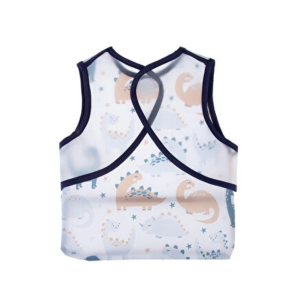 Dinazor Desenli Giymeli Önlük ile Hareketli, Temiz ve Etkin Yemek Deneyimi