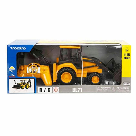  87913 1:18 Uzaktan Kumandalı Volvo Kepçe -Sunman