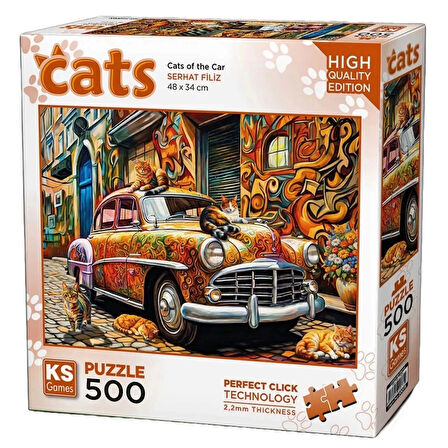  KS Games Cats On The Car Puzzle 500 Parça 20073