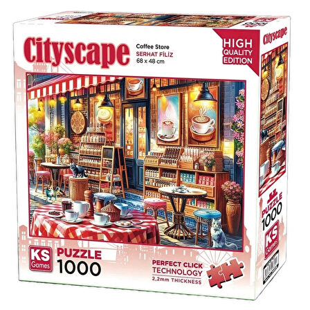  KS Games Coffee Store Puzzle 1000 Parça 20809