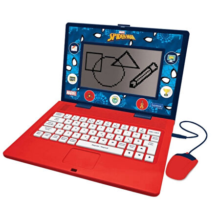 Çocuk Eğitici Laptop Spider-Man 170 Fonksiyon