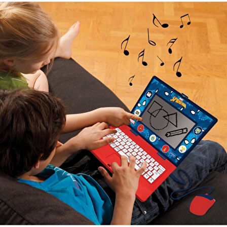 Çocuk Eğitici Laptop Spider-Man 170 Fonksiyon