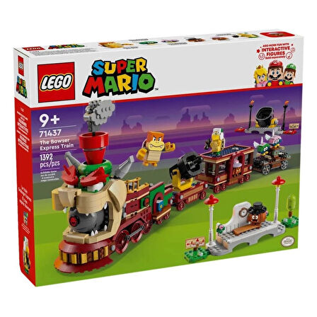 Çocuk 71437 Lego Super Mario Bowser Ekspres Treni 1392 parça +9 yaş