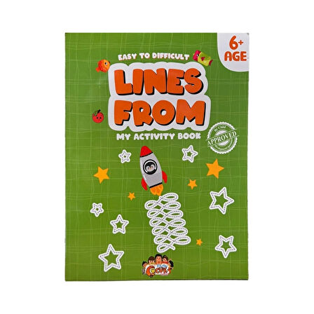 Çocuk Lines From My Activity Book 6 Yaş